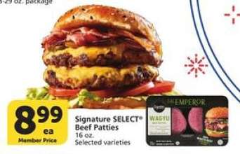 Signature Select Beef Patties