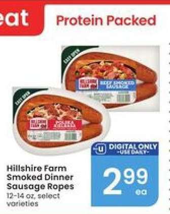 Hillshire Farm Smoked Dinner Sausage Ropes