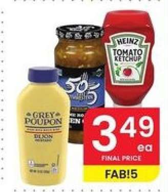 Grey Poupon, 505 Southwestern, Heinz Tomato Ketchup