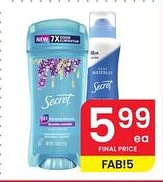 Secret Deodorant