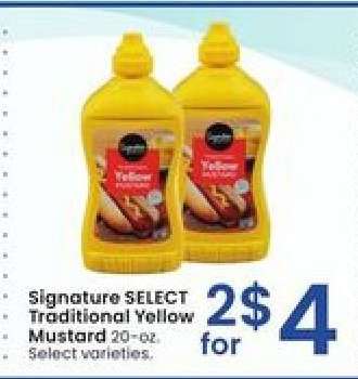 Signature SELECT Traditional Yellow Mustard