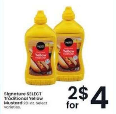 Signature SELECT Traditional Yellow Mustard