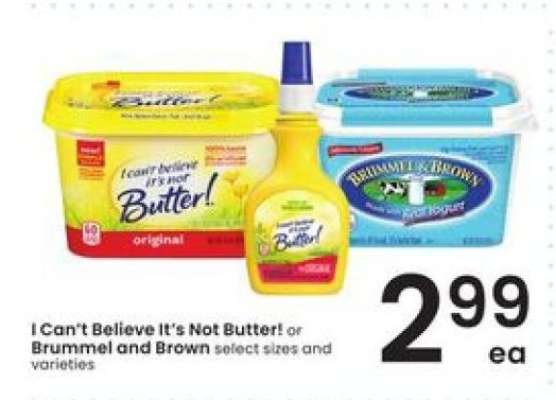 I Can't Believe It's Not Butter! or Brummel and Brown