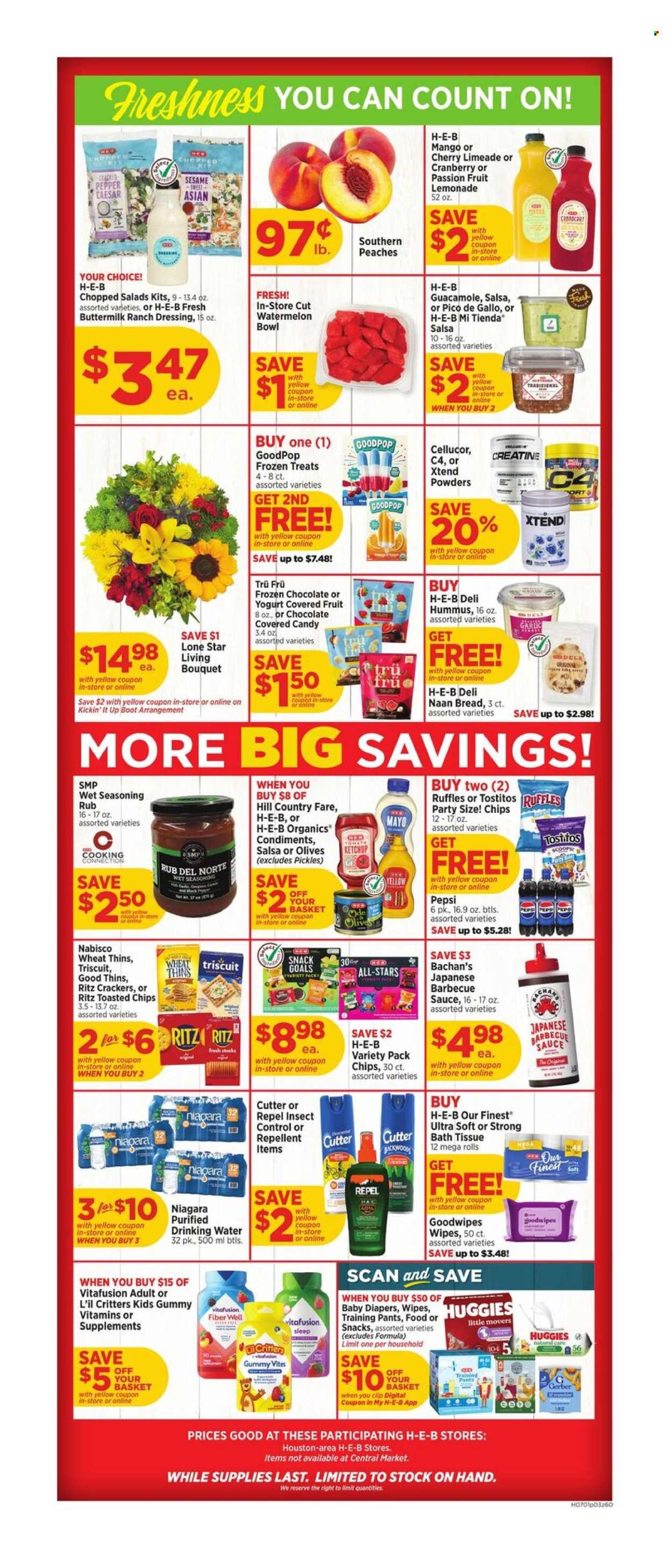 H-E-B ad - 07/01/2026 - 07/07/2026. Page 3