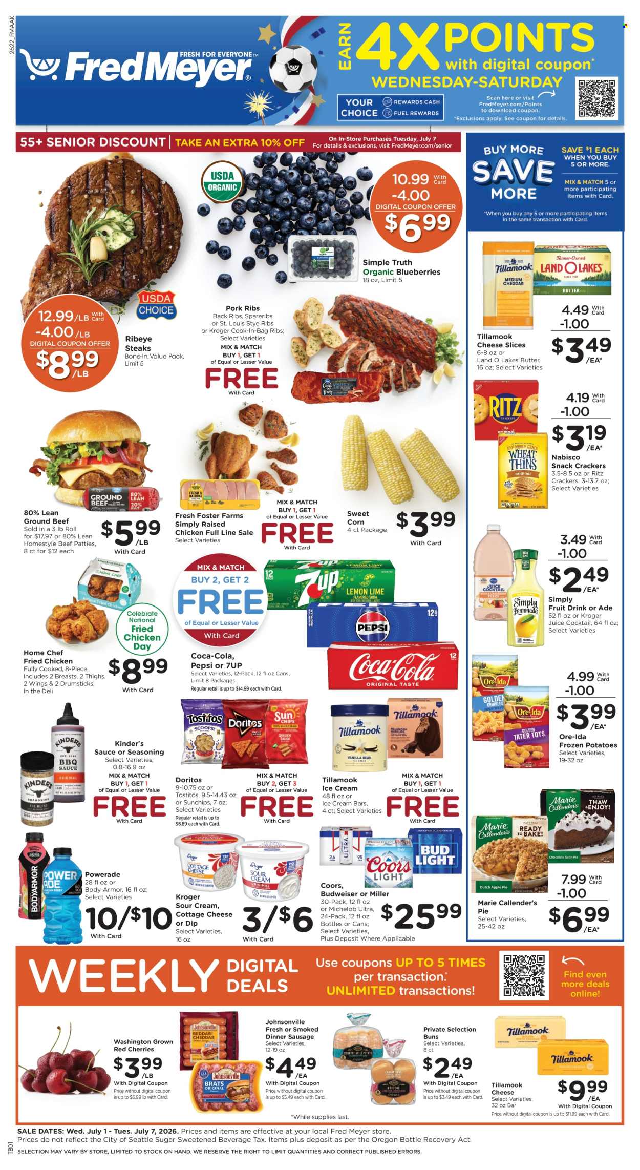 Fred Meyer ad - 07/01/2026 - 07/07/2026. Page 1