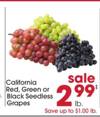 California Seedless Grapes