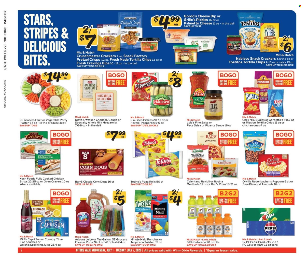 Winn Dixie ad - 07/01/2026 - 07/07/2026. Page 2
