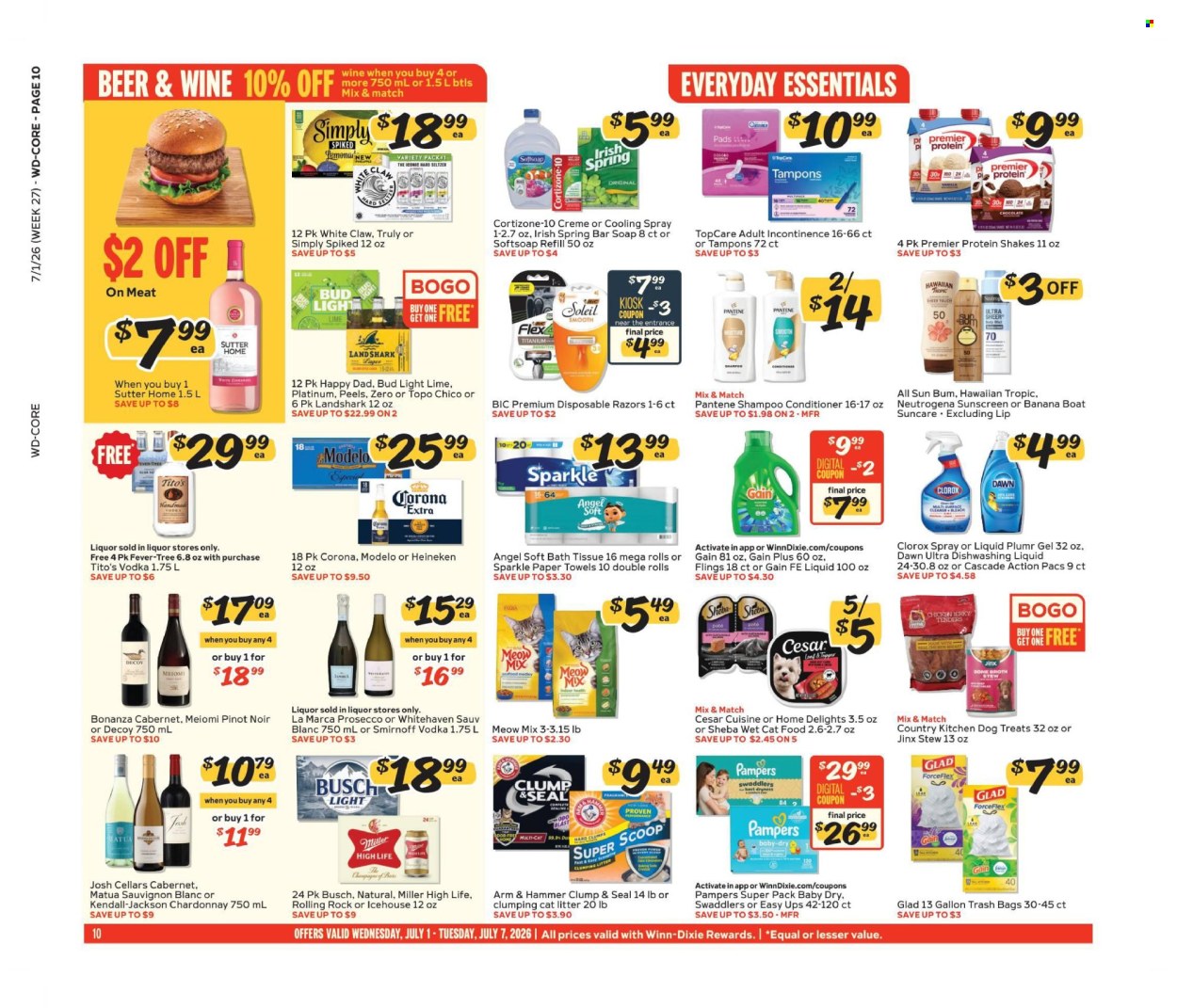 Winn Dixie ad - 07/01/2026 - 07/07/2026. Page 10