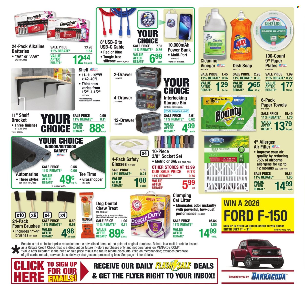 Menards ad - 07/02/2026 - 07/12/2026. Page 21