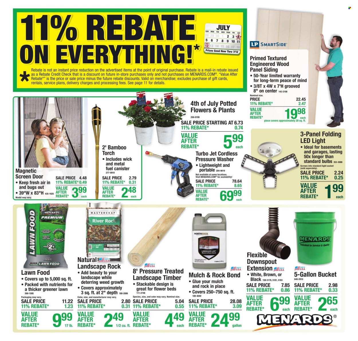 Menards ad - 07/02/2026 - 07/12/2026. Page 1