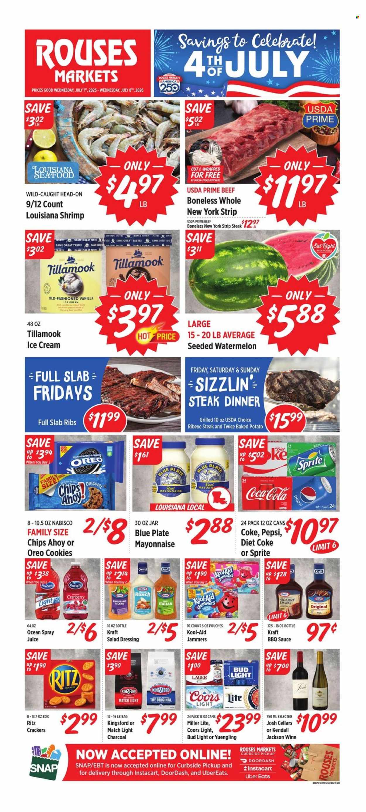 Rouses Markets ad - 07/01/2026 - 07/08/2026. Page 1