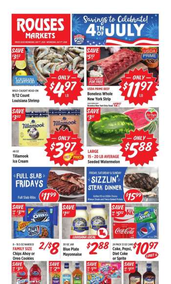 Rouses Markets Flyer - 07/01/2026 - 07/08/2026.