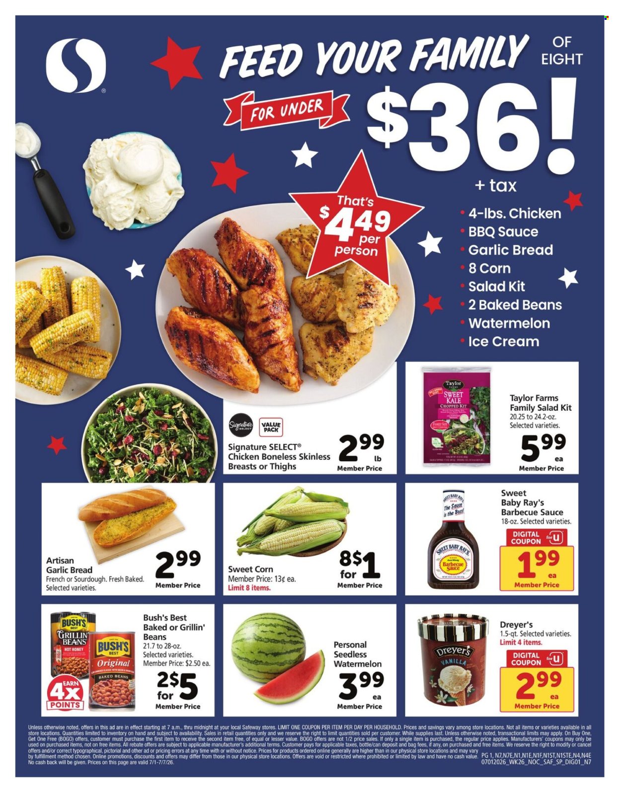 Safeway ad - 07/01/2026 - 07/01/2026. Page 1