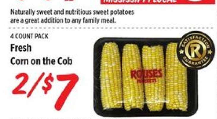 FRESH CORN ON THE COB