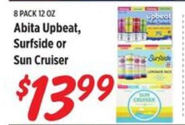 Abita Upbeat, Surfside or Sun Cruiser