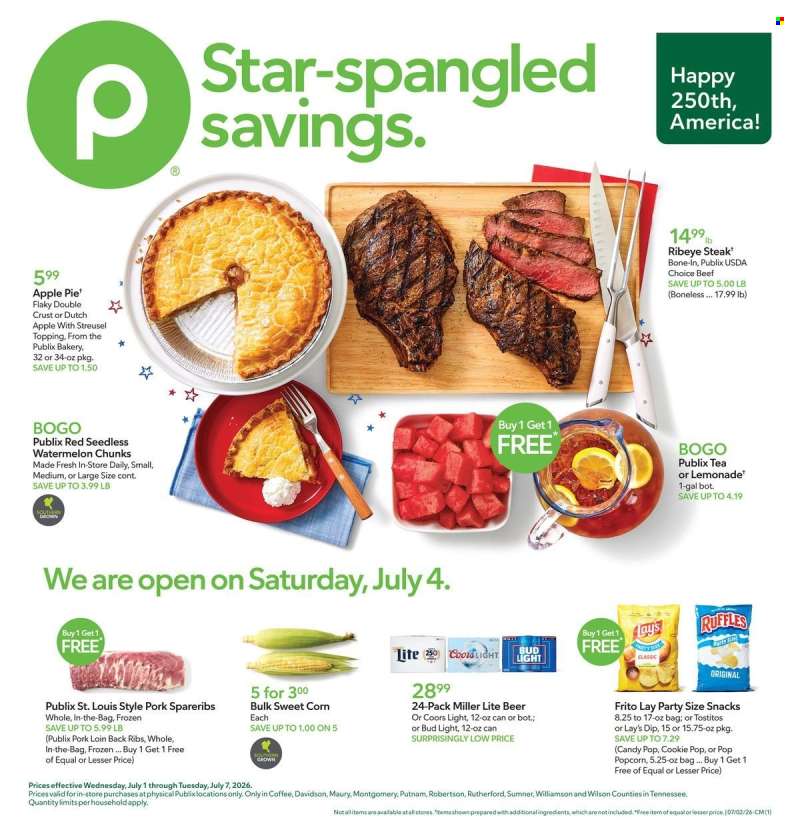 Publix Flyer - 07/01/2026 - 07/07/2026.