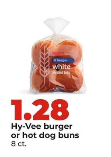 Hy-Vee burger or hot dog buns