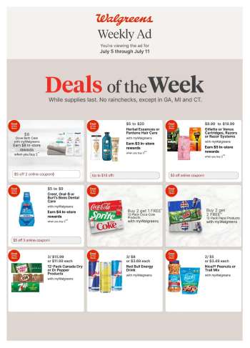Walgreens Flyer - 07/05/2026 - 07/11/2026.