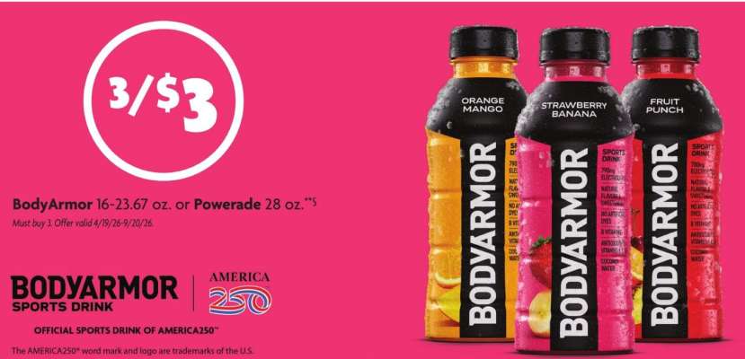 BODYARMOR or Powerade