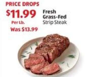 Fresh Grass-Fed Strip Steak