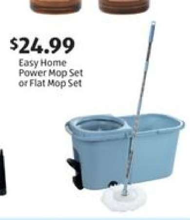 Easy Home Power Mop Set or Flat Mop Set