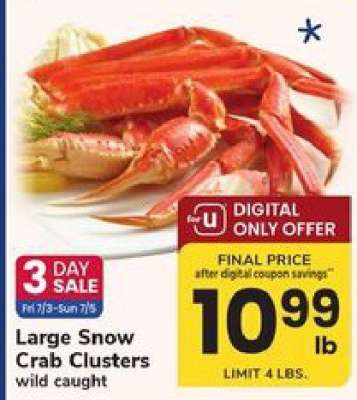Large Snow Crab Clusters