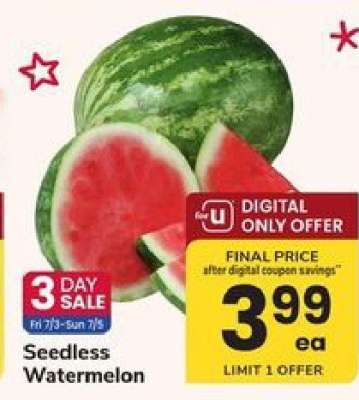 Seedless Watermelon