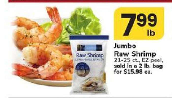 Jumbo Raw Shrimp