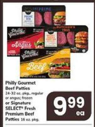Philly Gourmet Beef Patties
