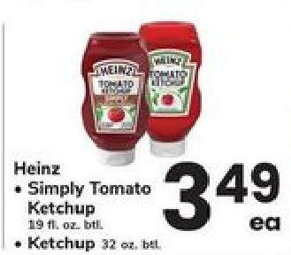 Heinz Simply Tomato Ketchup