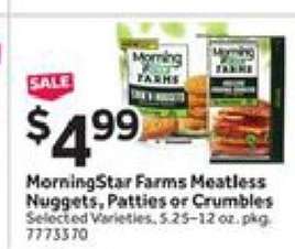 MorningStar Farms Meatless Nuggets, Patties or Crumbles