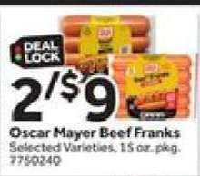Oscar Mayer Beef Franks
