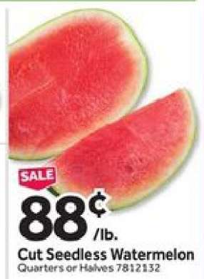 Cut Seedless Watermelon