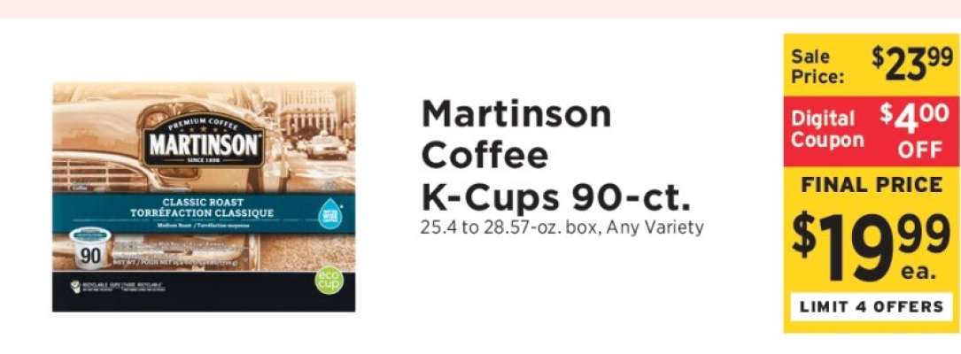 Martinson Coffee K-Cups 90 - Ct
