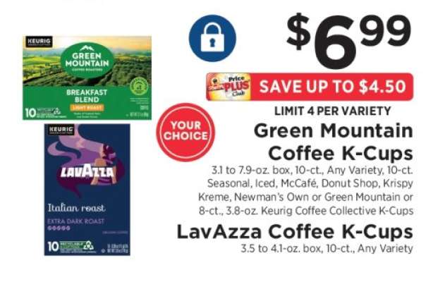 Green Mountain Coffee K-Cups / LavAzza Coffee K-Cups
