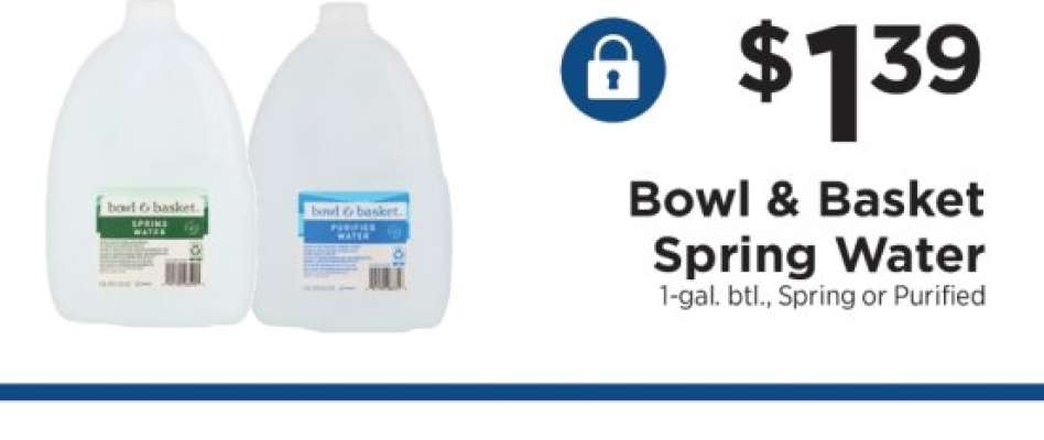 Bowl & Basket Spring Water