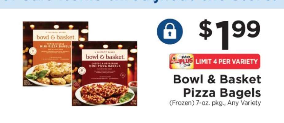 Bowl & Basket Pizza Bagels