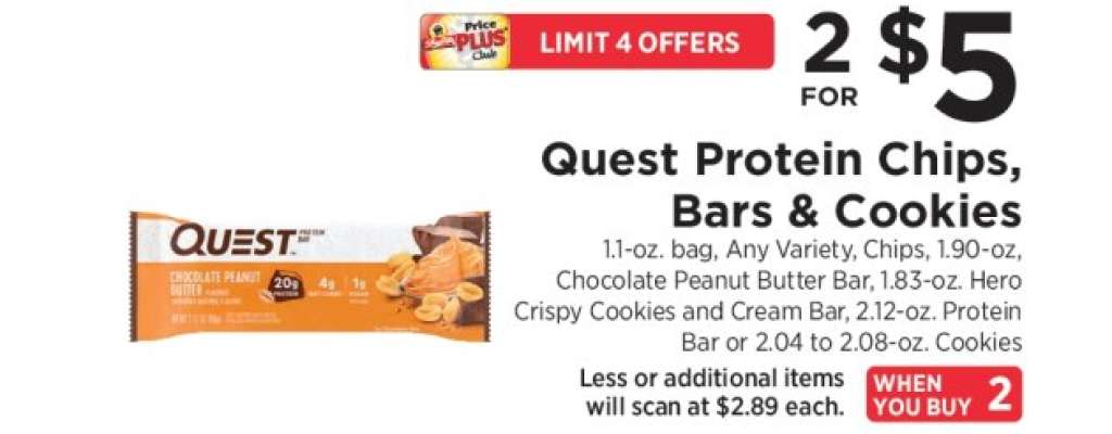 Quest Protein Chips, Bars & Cookies