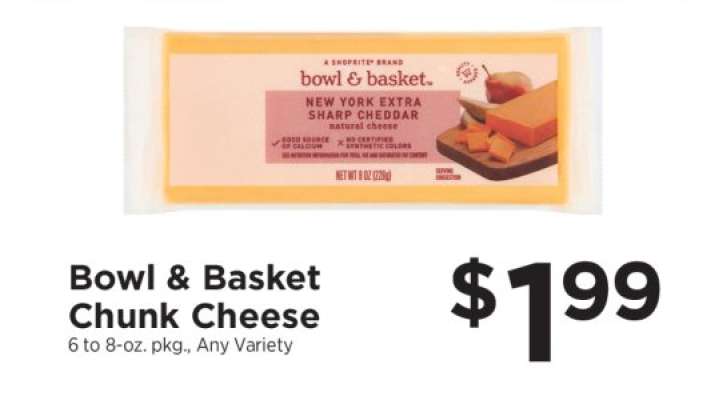 Bowl & Basket Chunk Cheese