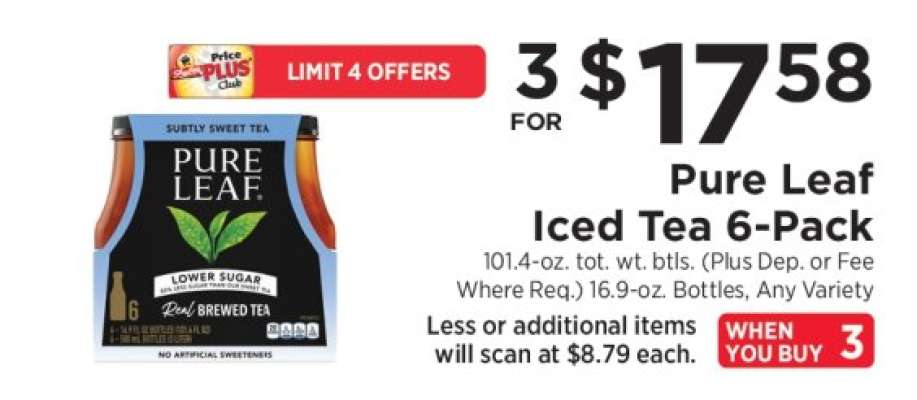 Pure Leaf Iced Tea 6-Pack
