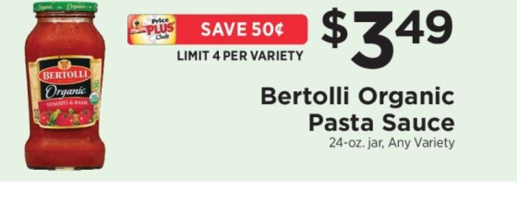 Bertolli Organic Pasta Sauce