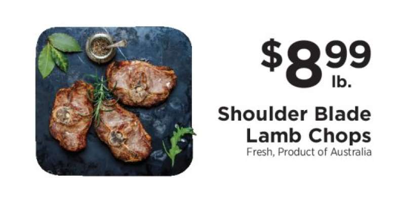 Shoulder Blade Lamb Chops