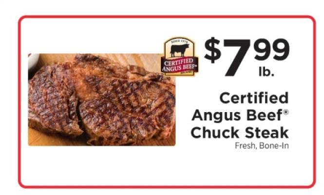 Certified Angus Beef Chuck Steak