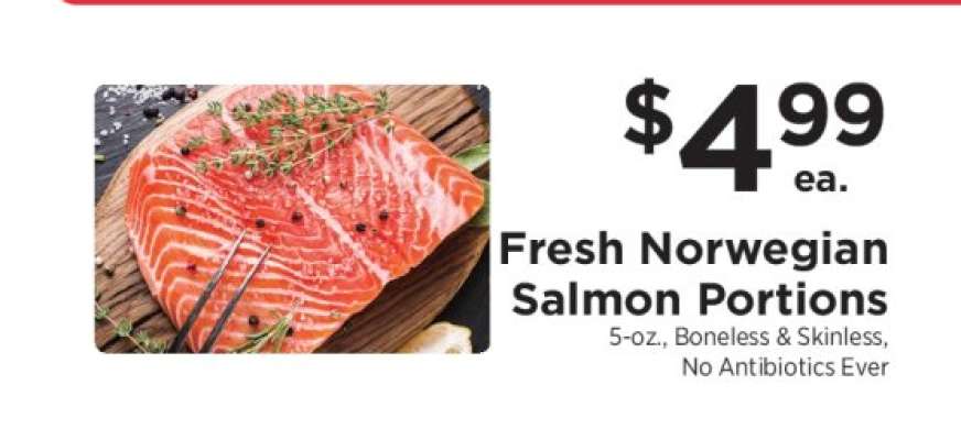 Fresh Norwegian Salmon Portions