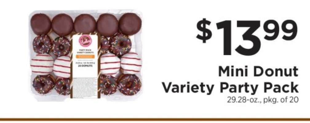 Mini Donut Variety Party Pack