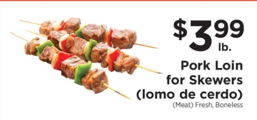 Pork Loin for Skewers