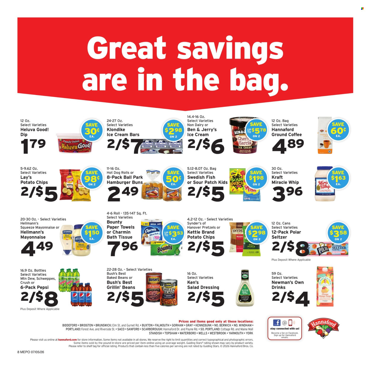 Hannaford ad - 07/05/2026 - 07/11/2026. Page 8