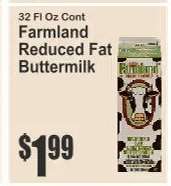 Farmland Reduced Fat Buttermilk