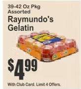 Raymundo's Gelatin