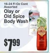 Olay or Old Spice Body Wash*